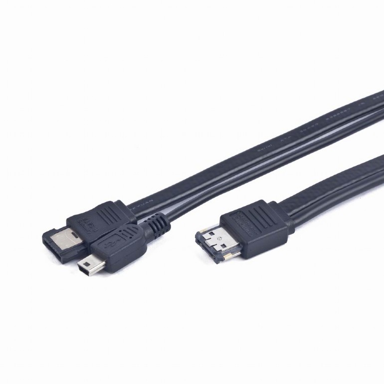 ESATAp naar eSATA/Mini USB Y-kabel